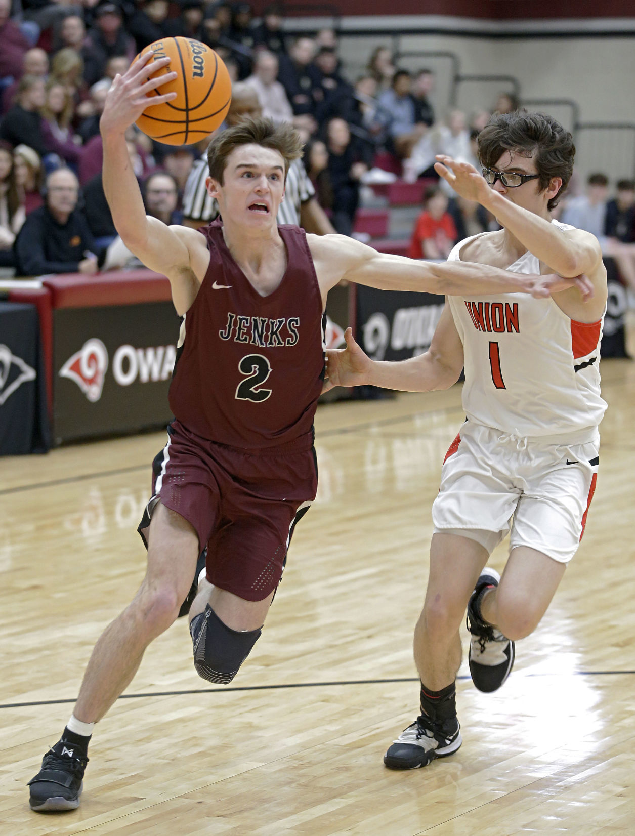 UNION v JENKS BASKEBALL